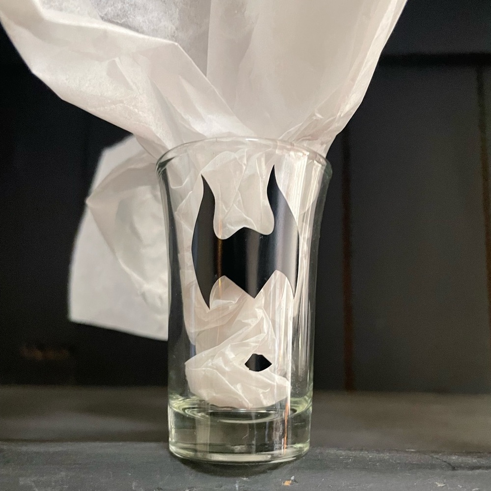 Maleficent shot glass